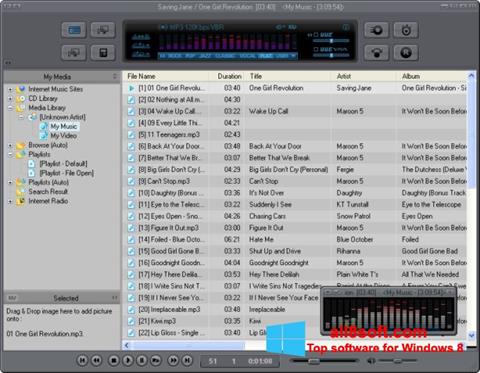 Skärmdump JetAudio för Windows 8