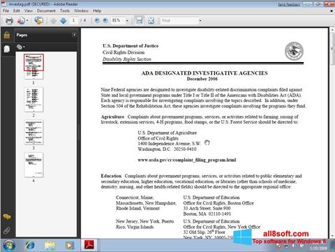 Skärmdump Adobe Reader för Windows 8