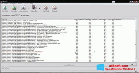 Skärmdump MP3Gain för Windows 8
