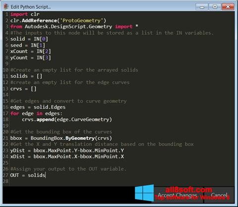 Skärmdump Python för Windows 8