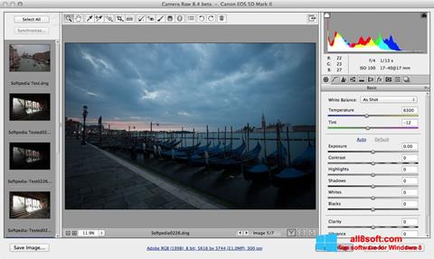 Skärmdump Adobe Camera Raw för Windows 8