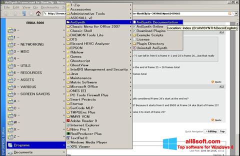 Skärmdump AviSynth för Windows 8