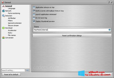Skärmdump VSO Downloader för Windows 8