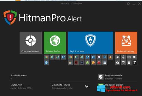 Skärmdump HitmanPro för Windows 8