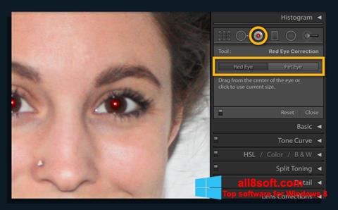 Skärmdump Red Eye Remover för Windows 8