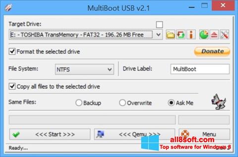 Skärmdump Multi Boot USB för Windows 8
