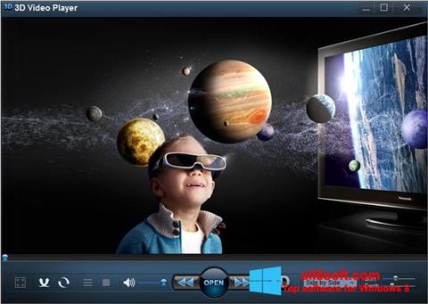 Skärmdump 3D Video Player för Windows 8