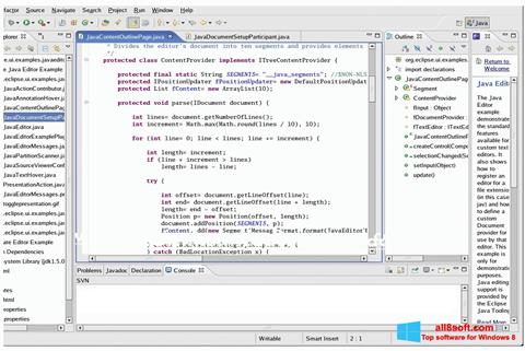 Skärmdump Java Development Kit för Windows 8