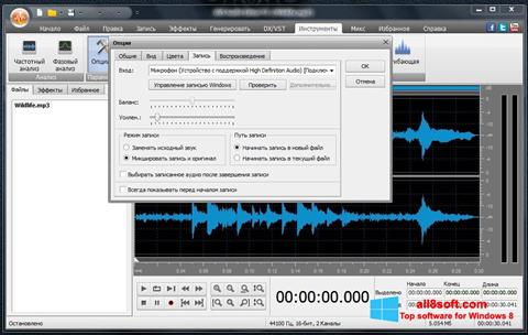 Skärmdump AVS Audio Editor för Windows 8