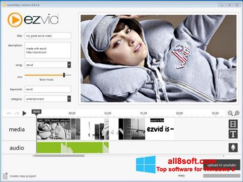 Skärmdump Ezvid för Windows 8