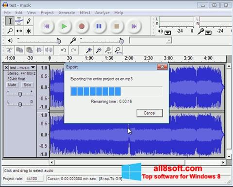 Skärmdump Lame MP3 Encoder för Windows 8