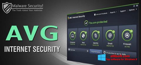 Skärmdump AVG Internet Security för Windows 8