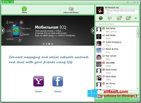 Skärmdump ICQ för Windows 8