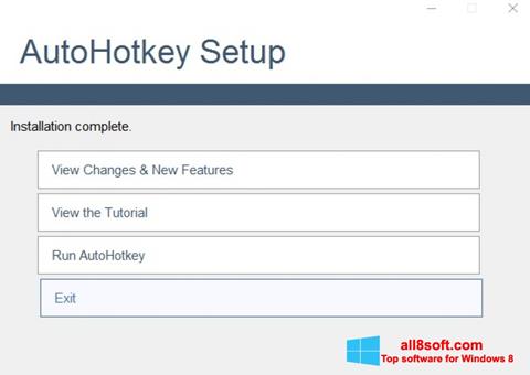 Skärmdump AutoHotkey för Windows 8