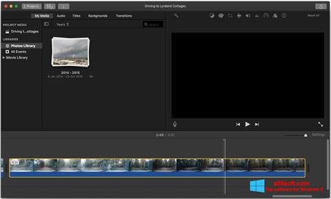 Skärmdump iMovie för Windows 8