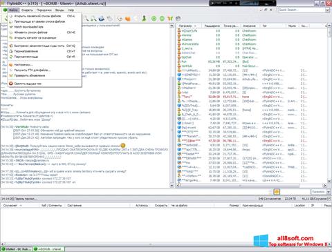 Skärmdump FlylinkDC++ för Windows 8