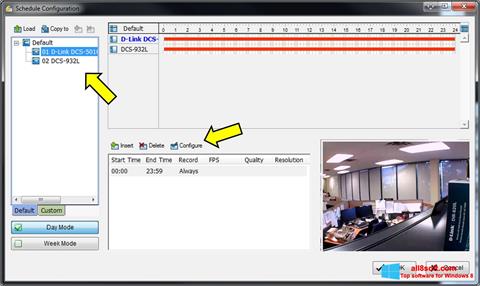 Skärmdump D-ViewCam för Windows 8