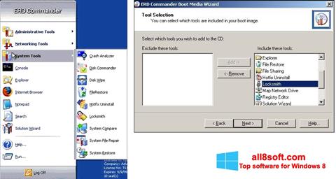Skärmdump ERD Commander för Windows 8