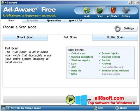 Skärmdump Ad-Aware Free för Windows 8