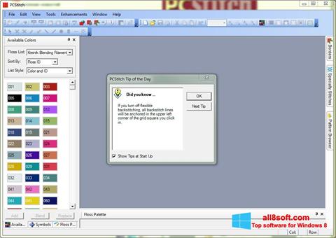 Skärmdump PCStitch för Windows 8