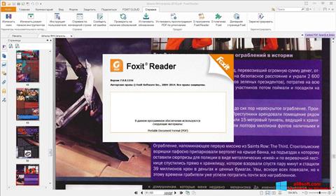 Skärmdump Foxit Reader för Windows 8