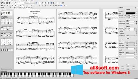 Skärmdump MuseScore för Windows 8