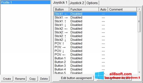 Skärmdump JoyToKey för Windows 8