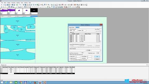 Skärmdump OptiTex för Windows 8