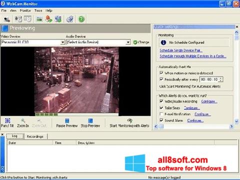 Skärmdump WebCam Monitor för Windows 8