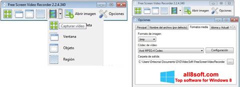 Skärmdump Free Screen Video Recorder för Windows 8