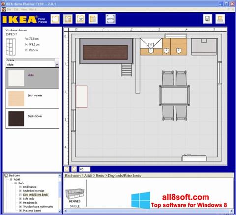 Skärmdump IKEA Home Planner för Windows 8