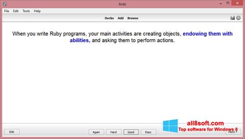Skärmdump Anki för Windows 8