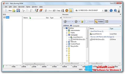 Skärmdump Nero Burning ROM för Windows 8