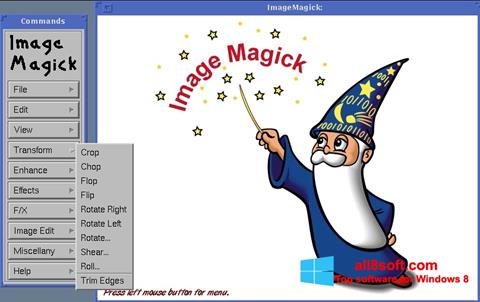 Skärmdump ImageMagick för Windows 8
