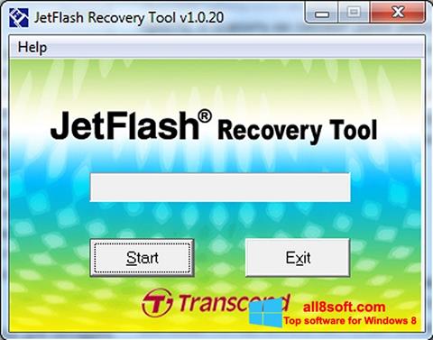 Skärmdump JetFlash Recovery Tool för Windows 8