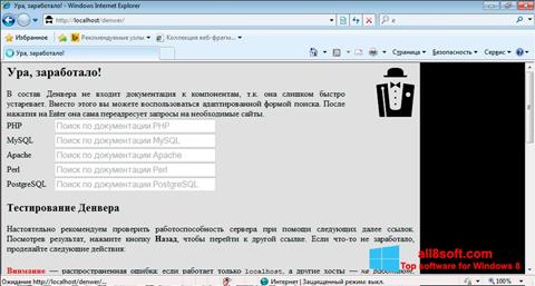 Skärmdump Denwer för Windows 8
