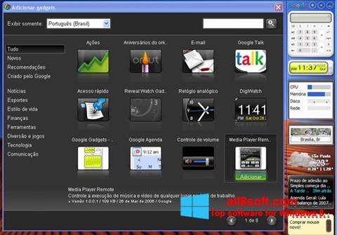 Skärmdump Google Desktop för Windows 8