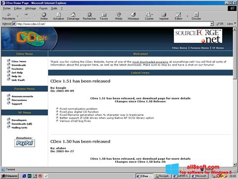 Skärmdump CDex för Windows 8