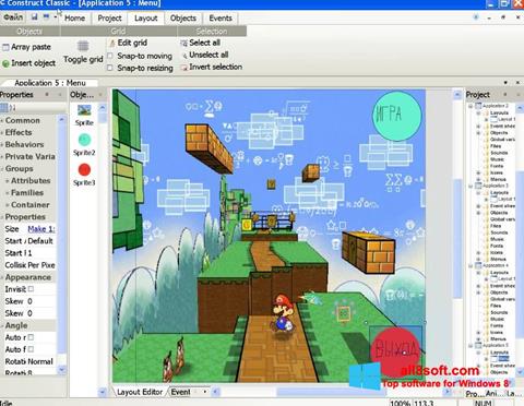Skärmdump Construct Classic för Windows 8