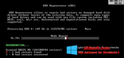 Skärmdump HDD Regenerator för Windows 8