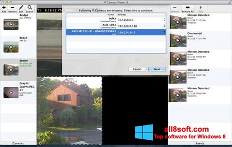 Skärmdump IP Camera Viewer för Windows 8