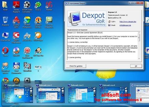 Skärmdump Dexpot för Windows 8