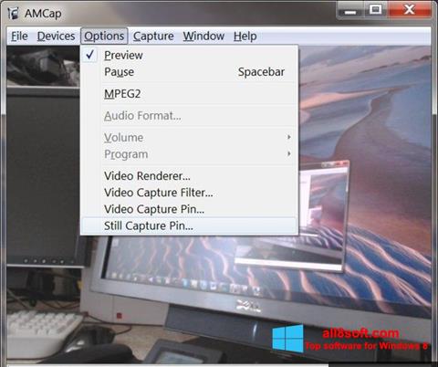 Skärmdump AMCap för Windows 8