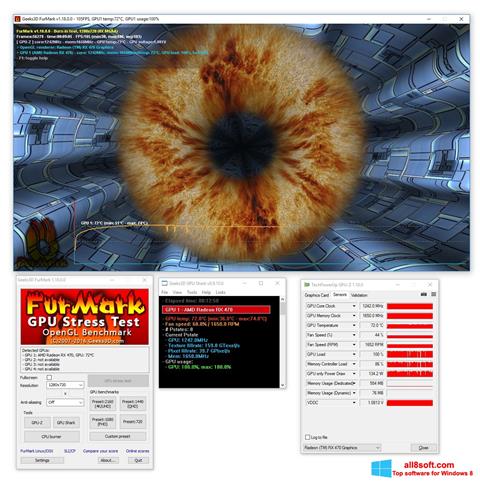 Skärmdump FurMark för Windows 8