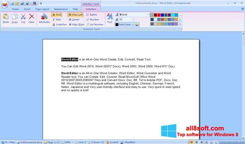 Skärmdump DocX Reader för Windows 8
