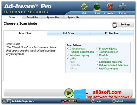 Skärmdump Ad-Aware för Windows 8