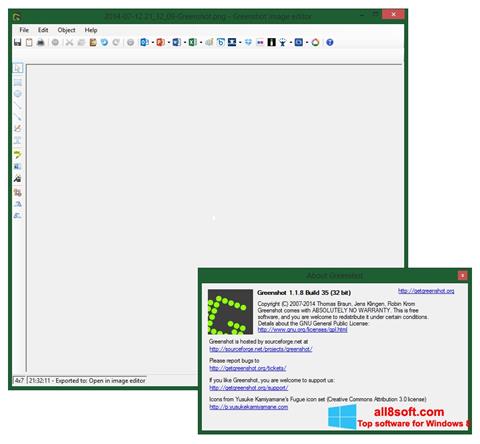 Skärmdump Greenshot för Windows 8
