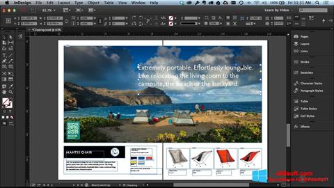 Skärmdump Adobe InDesign för Windows 8
