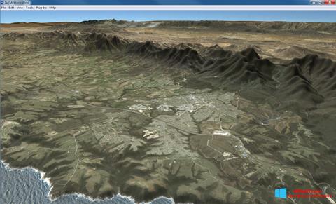 Skärmdump NASA World Wind för Windows 8